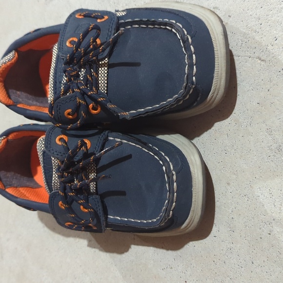 SPERRY Youth LANYARD Top-Sider sz 12M Navy/Orange - Picture 2 of 6